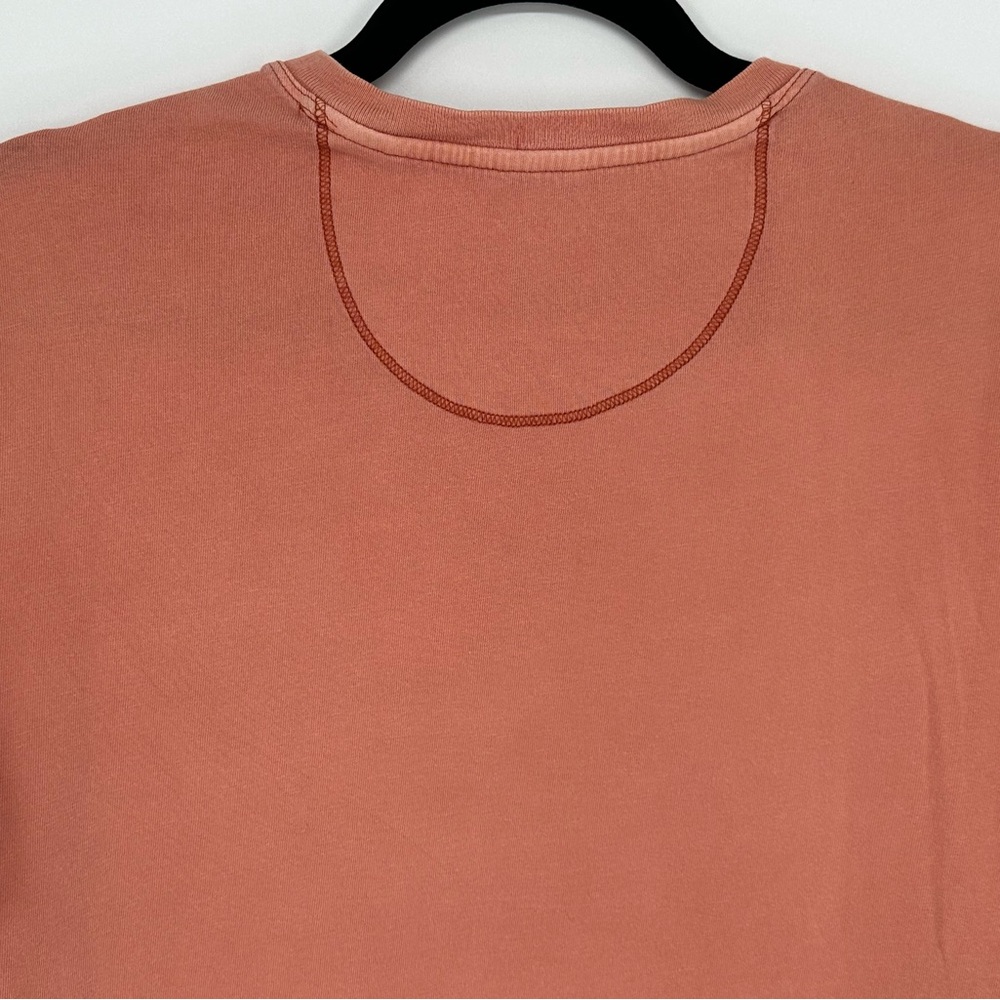 #297- Tommy Bahama Men's Short Sleeve Tee in Coral/Rust Color - Picture 7 of 7